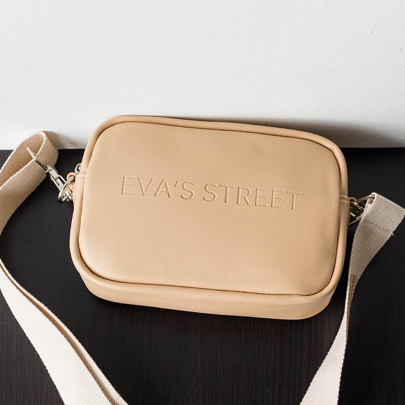 Bolsos de hombro para mujer de marca Aliwood, bolsos de mensajero con letras en relieve de cuero de diseñador con solapa Simple, bolsos cruzados para mujer