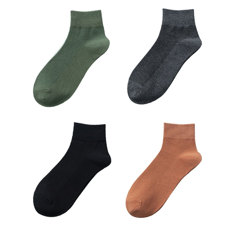 4 par/set nuevos calcetines de algodón para mujer moda Casual transpirable Primavera Verano tubo blanco calcetines neutros tamaño EU 36-42