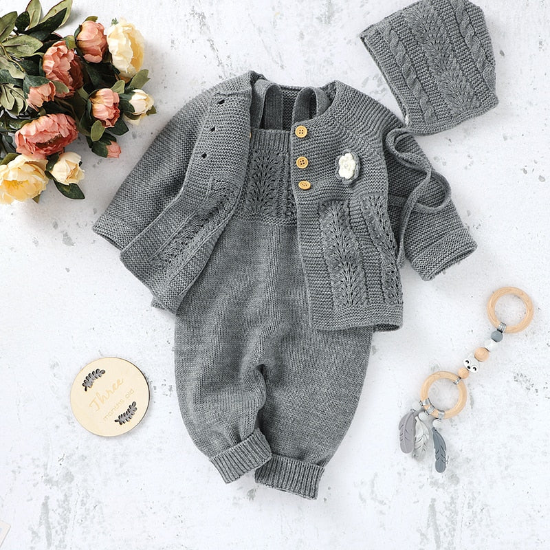 Peleles para bebé, monos para niño pequeño, Tops infantiles, ropa de manga larga para niña recién nacida, monos para niño de punto acanalado liso