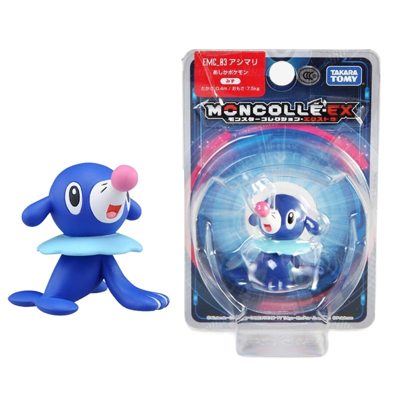 TOMY-figuras de muñecos Pokémon japoneses auténticos, colección de Pokémon Pikachu de 4-6cm, modelos de acción de Anime, juguetes para niños, regalo, caja oficial