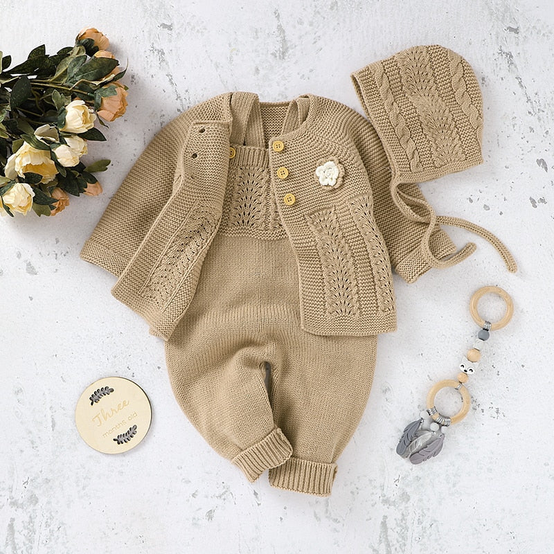 Peleles para bebé, monos para niño pequeño, Tops infantiles, ropa de manga larga para niña recién nacida, monos para niño de punto acanalado liso