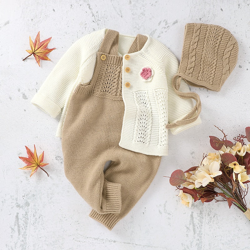 Peleles para bebé, monos para niño pequeño, Tops infantiles, ropa de manga larga para niña recién nacida, monos para niño de punto acanalado liso