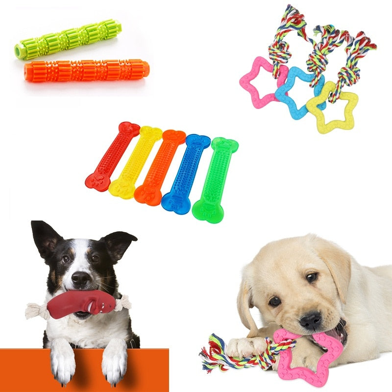 Juguetes para perros, limpiador de dientes molares para mascotas, palo de cepillado, juguete para masticar para perros, cepillo dental para perros, cuidado Dental para cachorros y perros
