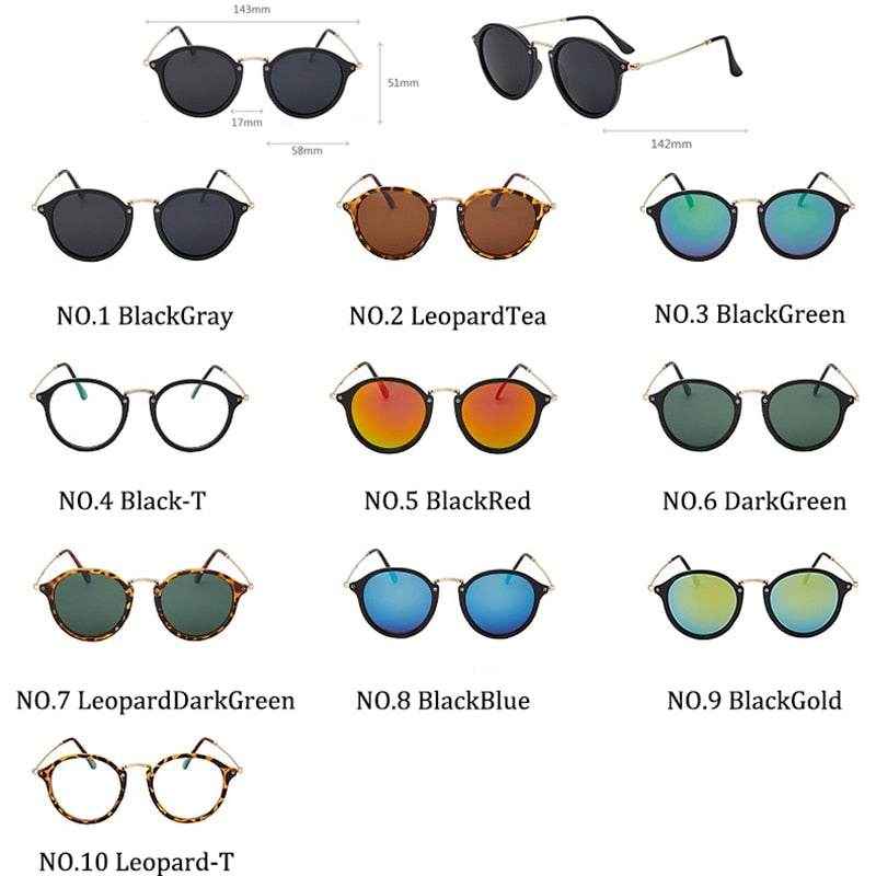 RBROVO, gafas De Sol redondas a la moda, gafas De Sol De diseñador para mujer, gafas De Sol 2021 De alta calidad para mujeres/hombres, gafas De Sol Vintage