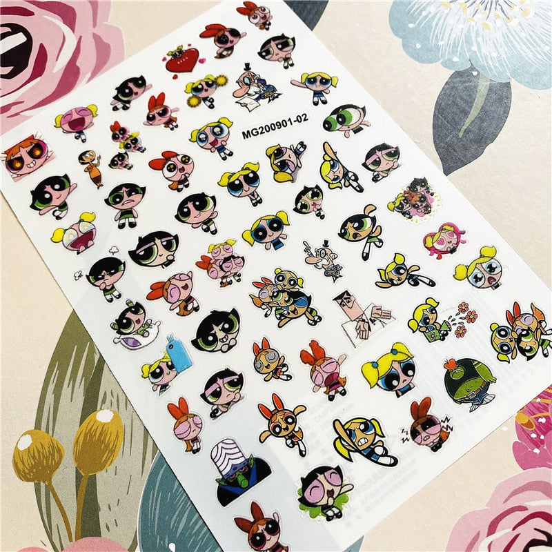 MG191002-12 Love Heart Kiss Valentine's Day 3D Back glue Nail decal Nail sticker Nail decoration Nail art Nail ornament