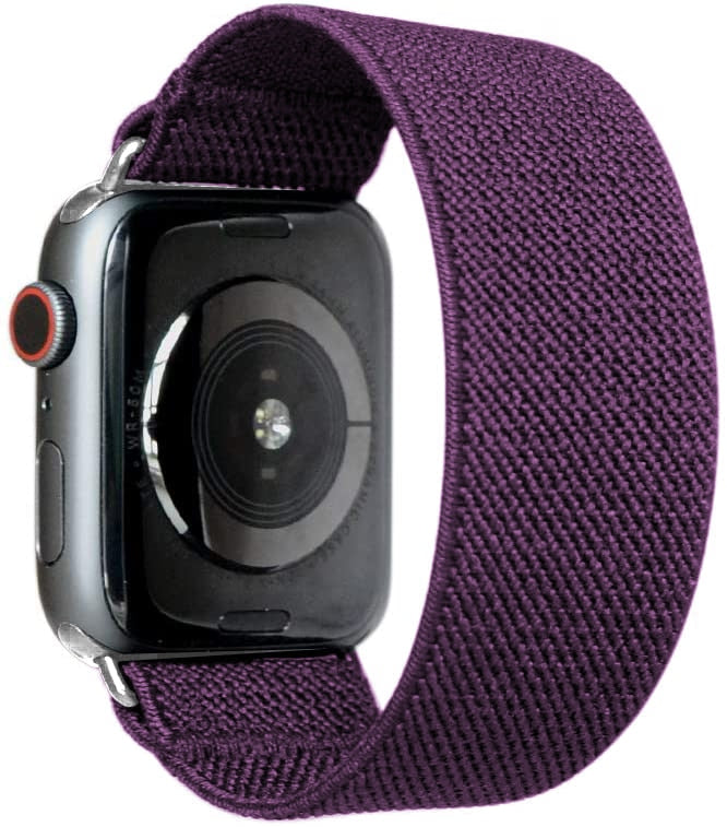 Correa Scrunchie para Apple watch 7, pulsera de 45mm, 41mm, 44mm, 40mm, 38mm y 42mm para mujer, correa iwatch series SE 6 5 4 3