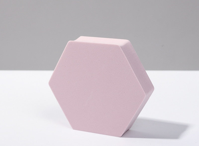 Recién llegado, cubo de fotografía INS, accesorios para fotos, cubo geométrico de espuma, accesorios de disparo para fondos de fotografía, color rosa claro y morado