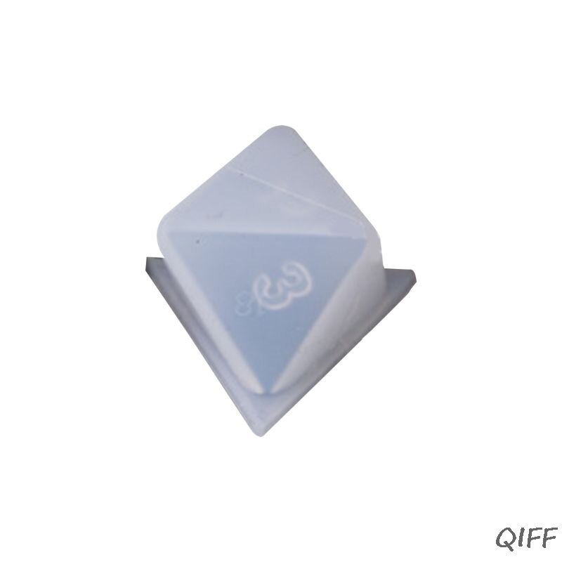 DIY Crystal Epoxy Mold Dice Fillet Shape Multi-spec Digital Game Silicone Mould