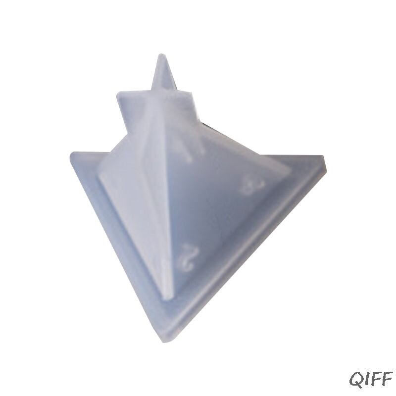 DIY Crystal Epoxy Mold Dice Fillet Shape Multi-spec Digital Game Silicone Mould