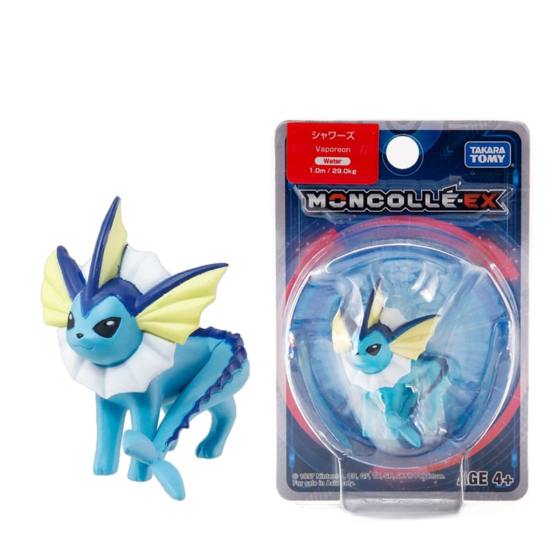 TOMY-figuras de muñecos Pokémon japoneses auténticos, colección de Pokémon Pikachu de 4-6cm, modelos de acción de Anime, juguetes para niños, regalo, caja oficial
