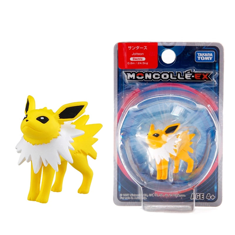 TOMY-figuras de muñecos Pokémon japoneses auténticos, colección de Pokémon Pikachu de 4-6cm, modelos de acción de Anime, juguetes para niños, regalo, caja oficial