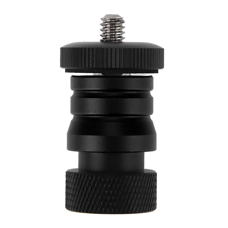VODOOL-Mini rótula de bola de trípode de 1/4 pulgadas, placa desmontable de liberación rápida para Monitor de brazo, luz LED para soporte de montaje con separador