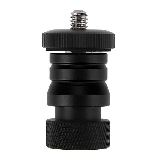 VODOOL-Mini rótula de bola de trípode de 1/4 pulgadas, placa desmontable de liberación rápida para Monitor de brazo, luz LED para soporte de montaje con separador