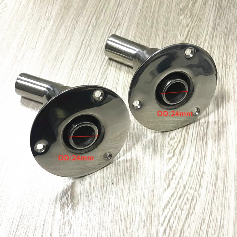 Tubo de escape a través del casco de acero inoxidable 316, pieza de Hardware del zócalo del tubo del calentador de aire diésel para barco y camión