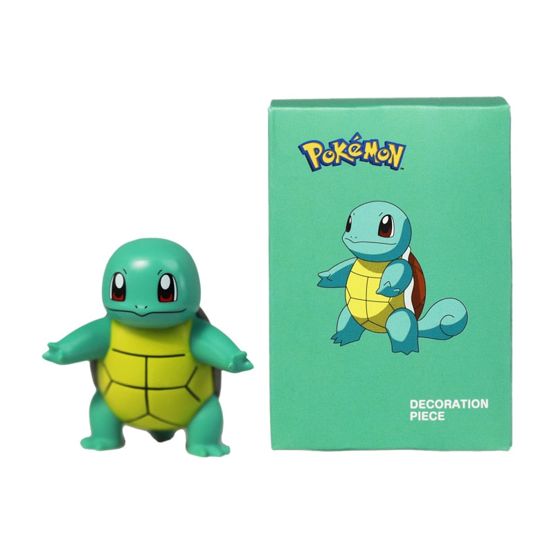 TOMY-figuras de muñecos Pokémon japoneses auténticos, colección de Pokémon Pikachu de 4-6cm, modelos de acción de Anime, juguetes para niños, regalo, caja oficial