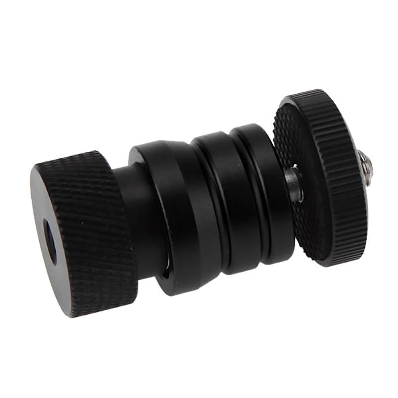 VODOOL-Mini rótula de bola de trípode de 1/4 pulgadas, placa desmontable de liberación rápida para Monitor de brazo, luz LED para soporte de montaje con separador