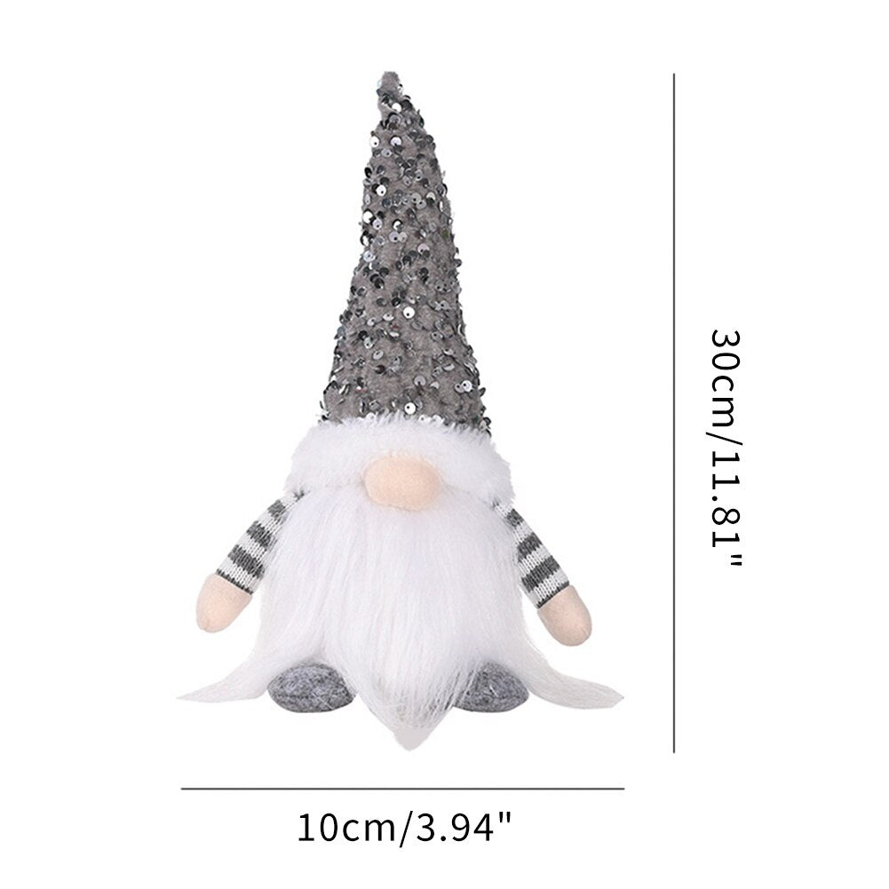 Lámpara de Gnomo luminosa para Navidad, Mini árbol de muñecas, colgante de felpa, decoración para fiesta en casa, adornos colgantes, Navidad, Año Nuevo
