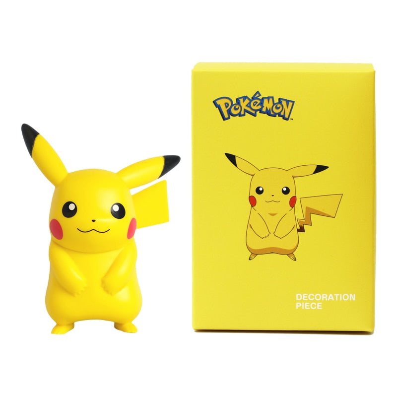 TOMY-figuras de muñecos Pokémon japoneses auténticos, colección de Pokémon Pikachu de 4-6cm, modelos de acción de Anime, juguetes para niños, regalo, caja oficial