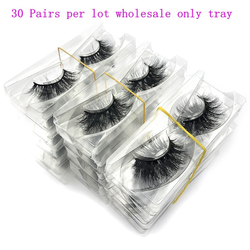 Venta al por mayor, 30 pares sin caja, pestañas Mikiwi, pestañas de visón 3D, pestañas dramáticas hechas a mano, 32 estilos, pestañas de visón libres de crueldad