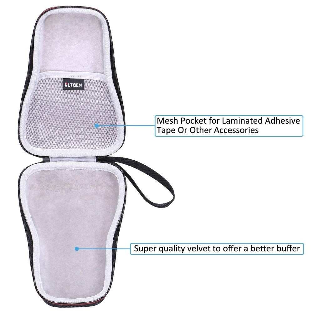 LTGEM Estuche rígido EVA para Brother P-Touch PTH110 y PT-H100 Easy Portable Label Maker - Bolsa de almacenaje y Transporte Protectora de Viaje