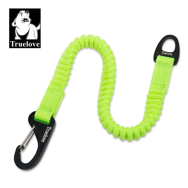 Correa elástica corta Truelove para perros, correa de nailon, extensión retráctil en amortiguador elástico, entrenamiento para correr y caminar para perros