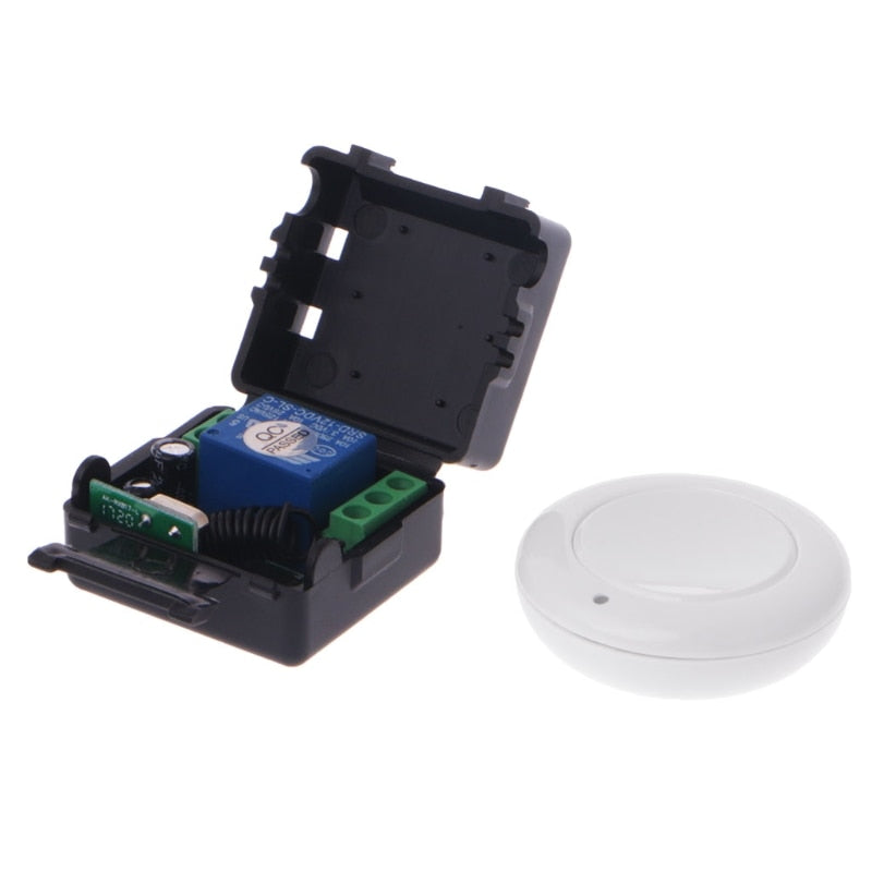 OOTDTY 315MHz Universal DC 9V 12V 24V 10A relé 1CH receptor de interruptor de control remoto inalámbrico Transmisor RF hogar inteligente