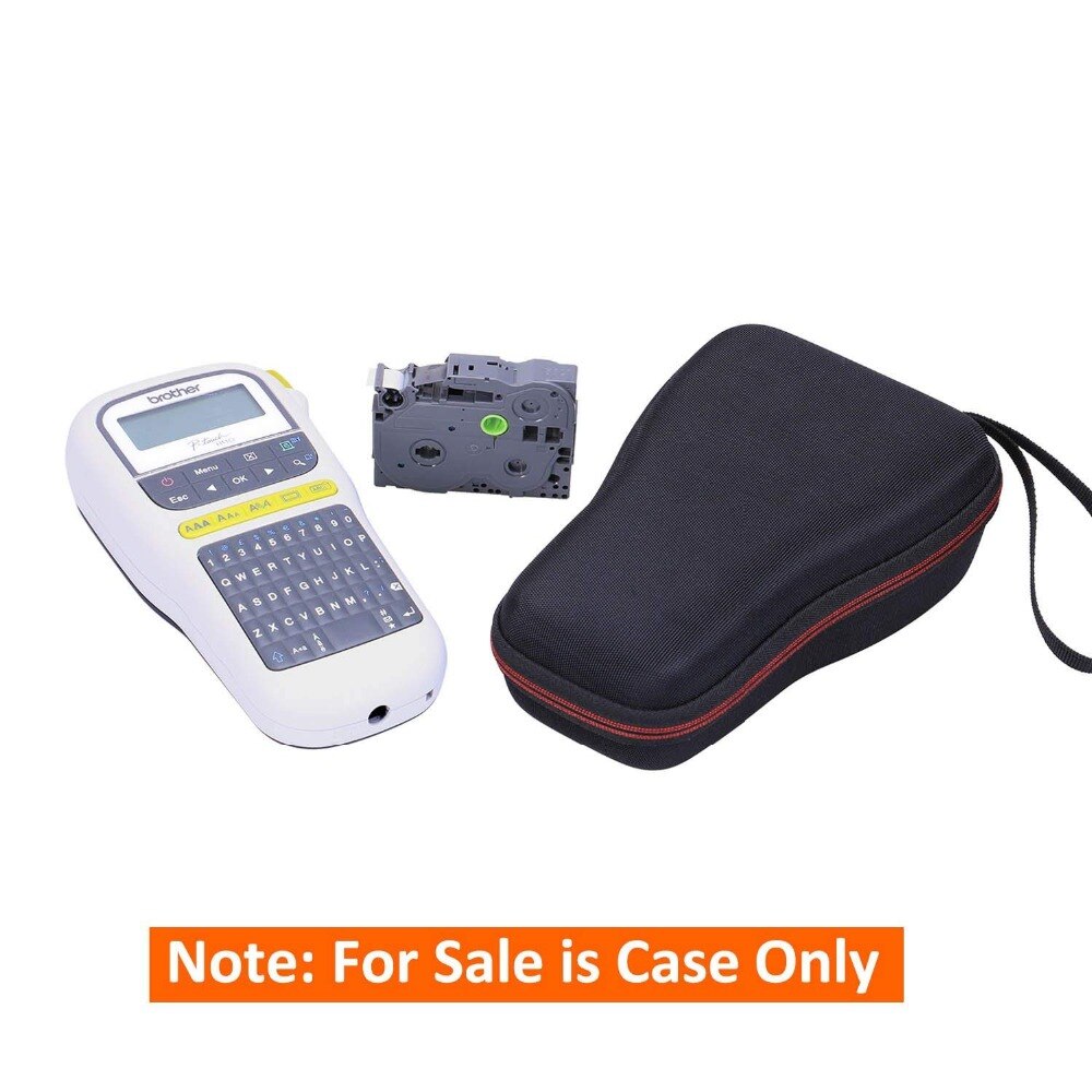 LTGEM Estuche rígido EVA para Brother P-Touch PTH110 y PT-H100 Easy Portable Label Maker - Bolsa de almacenaje y Transporte Protectora de Viaje