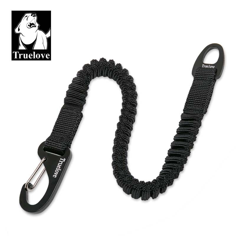 Correa elástica corta Truelove para perros, correa de nailon, extensión retráctil en amortiguador elástico, entrenamiento para correr y caminar para perros
