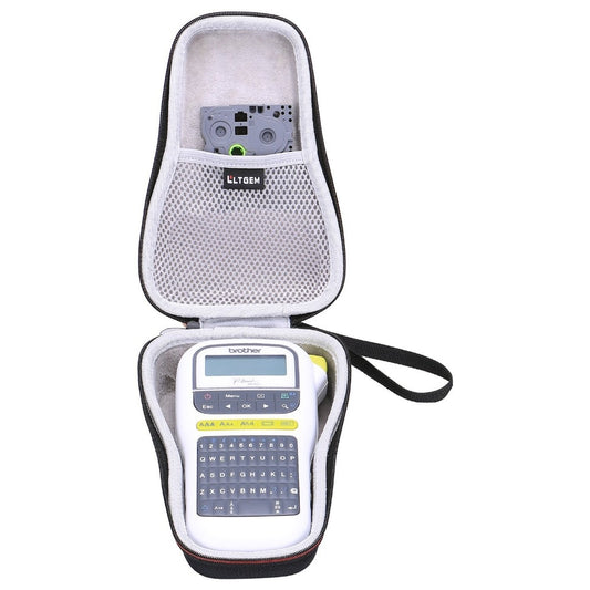 LTGEM Estuche rígido EVA para Brother P-Touch PTH110 y PT-H100 Easy Portable Label Maker - Bolsa de almacenaje y Transporte Protectora de Viaje