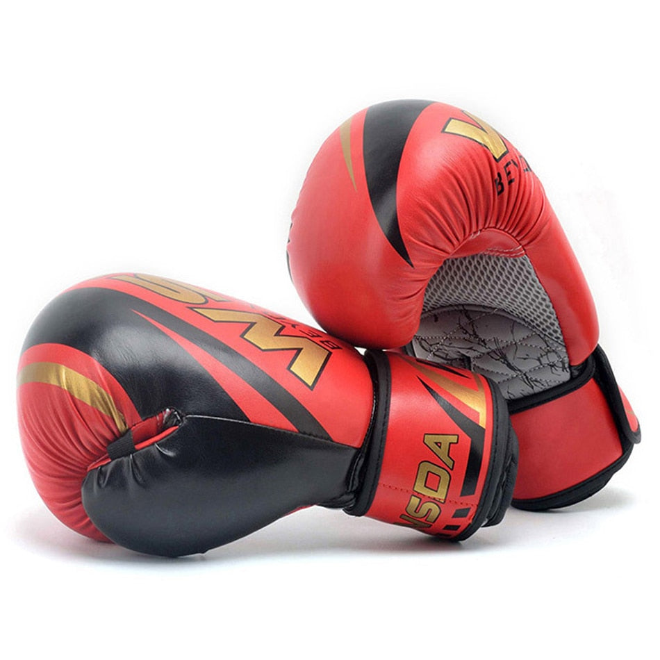 PU Kick Boxing Gloves for Men Women Karate Muay Thai Guantes De Boxeo Free Fight MMA Sanda Training Adults Kids Equipment