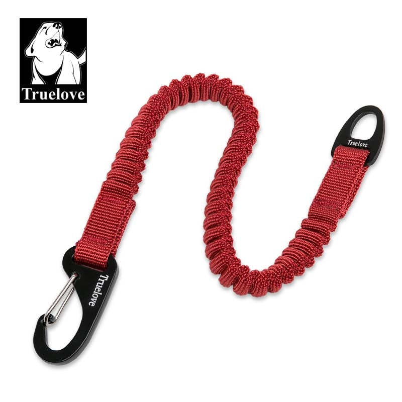 Correa elástica corta Truelove para perros, correa de nailon, extensión retráctil en amortiguador elástico, entrenamiento para correr y caminar para perros