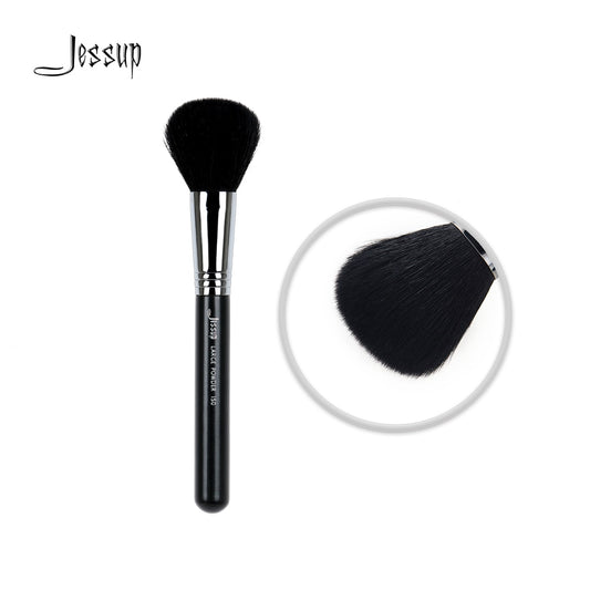 Jessup Brocha para polvos de maquillaje facial, herramientas de belleza, bronceador cosmético, pelo sintético suave B063