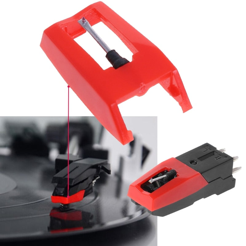 Tocadiscos fonógrafo diamante Stylus agujas accesorios para gramófono registro LP/78 tocadiscos reemplazar Stylus the touch