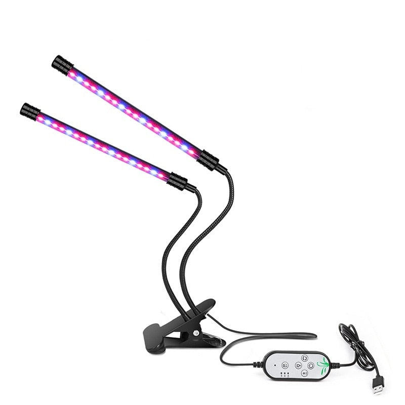LED Grow Light USB Phyto Lamp Full Spectrum 4 Head Grow Tent Complete Kit Phytolamp for Plants Seedlings Flowers Indoor Grow Box