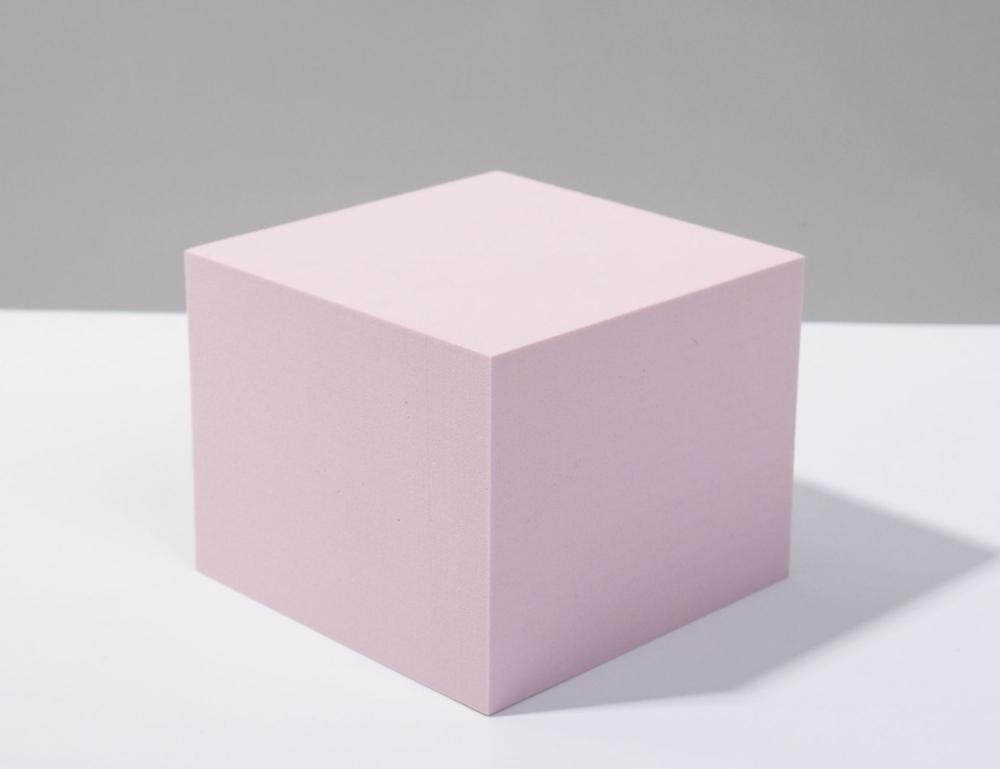 Recién llegado, cubo de fotografía INS, accesorios para fotos, cubo geométrico de espuma, accesorios de disparo para fondos de fotografía, color rosa claro y morado