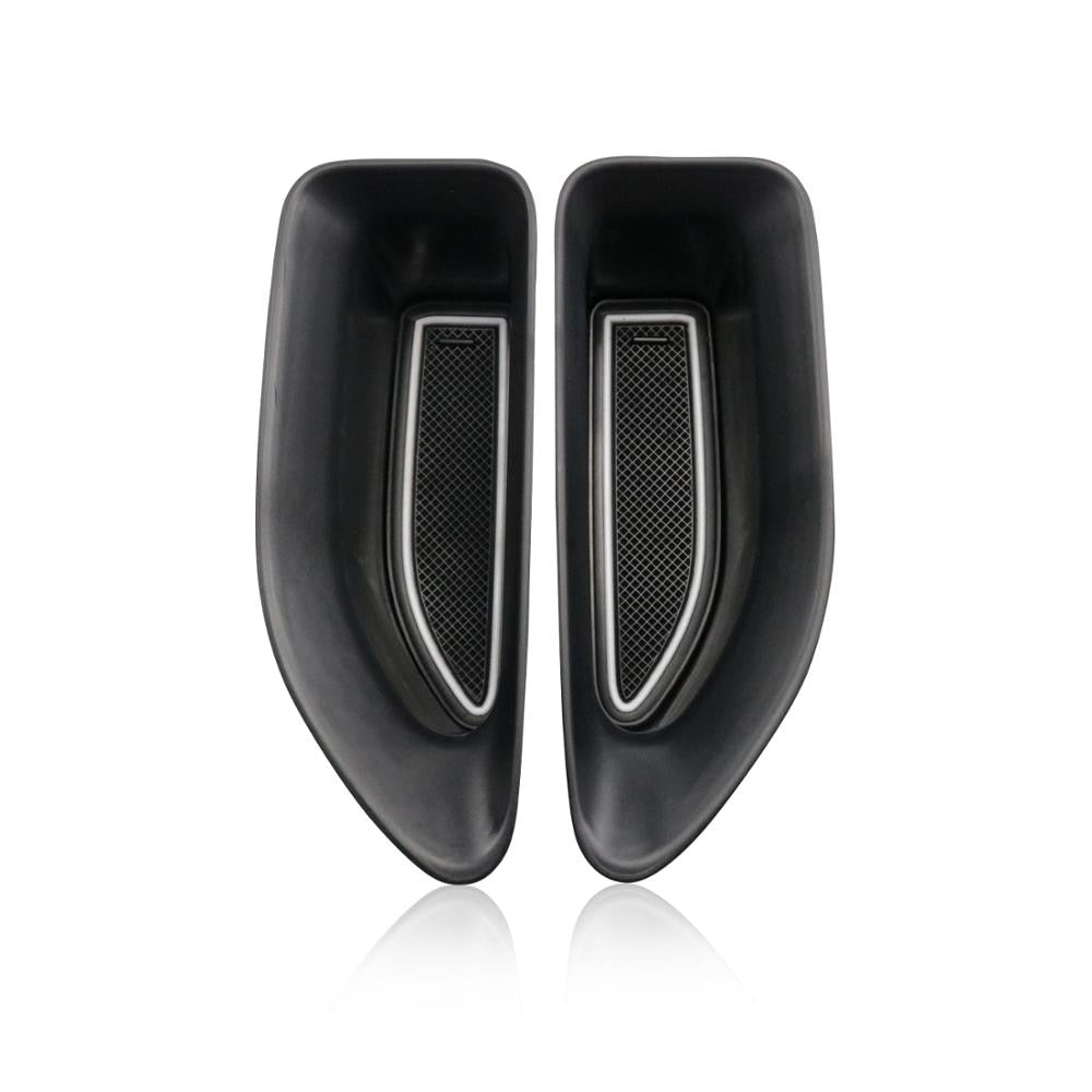LFOTPP For Leon MK3 Leon Cupra 5F 2017 2018 2019 Car Front Door Handrail Sort Out Storage Box Auto Interior Accessories 2 Pcs