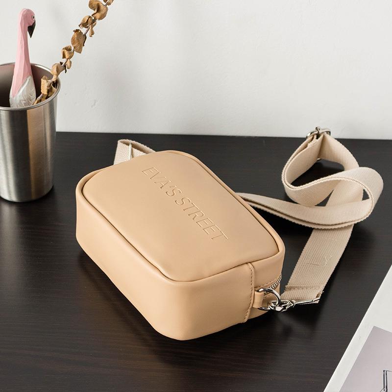 Bolsos de hombro para mujer de marca Aliwood, bolsos de mensajero con letras en relieve de cuero de diseñador con solapa Simple, bolsos cruzados para mujer