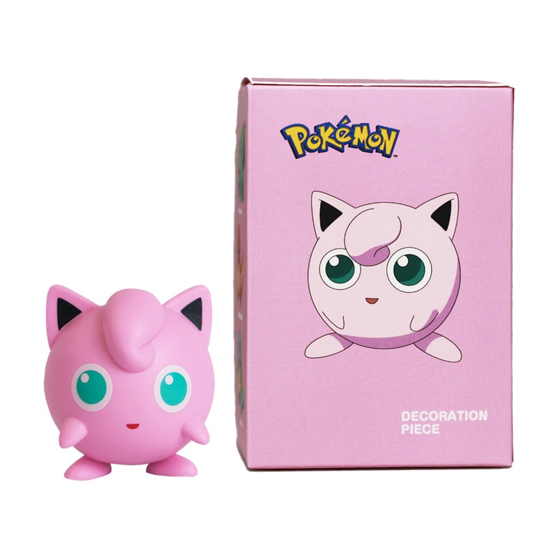 TOMY-figuras de muñecos Pokémon japoneses auténticos, colección de Pokémon Pikachu de 4-6cm, modelos de acción de Anime, juguetes para niños, regalo, caja oficial