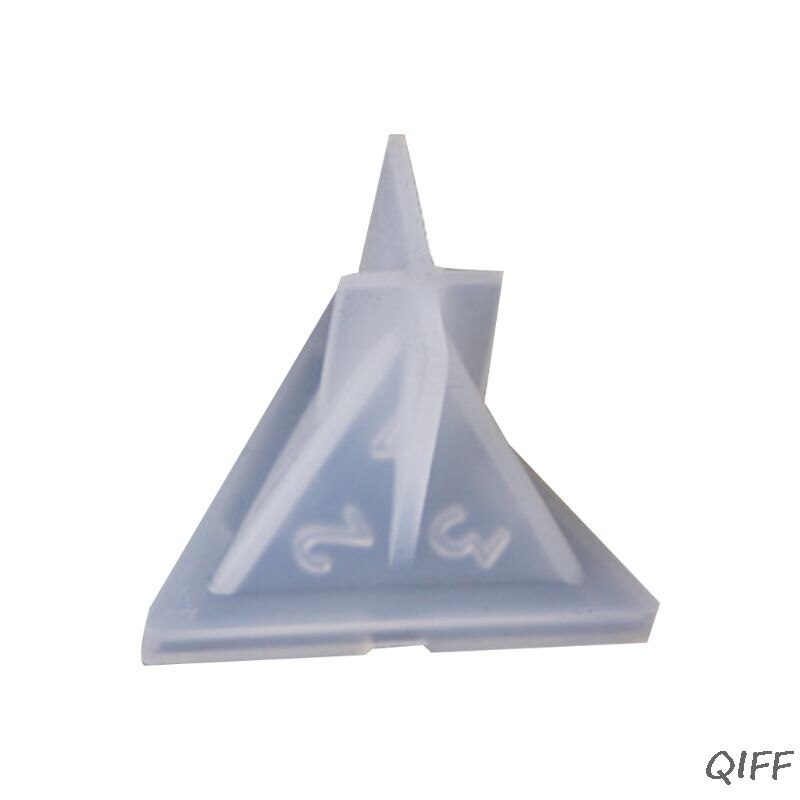 DIY Crystal Epoxy Mold Dice Fillet Shape Multi-spec Digital Game Silicone Mould
