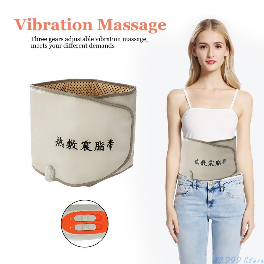 Hot Compress Far Infrared Heating Slimming Belt Vibrating Weight Loss Massager Fitness Device Lose Weight Belt Health Care