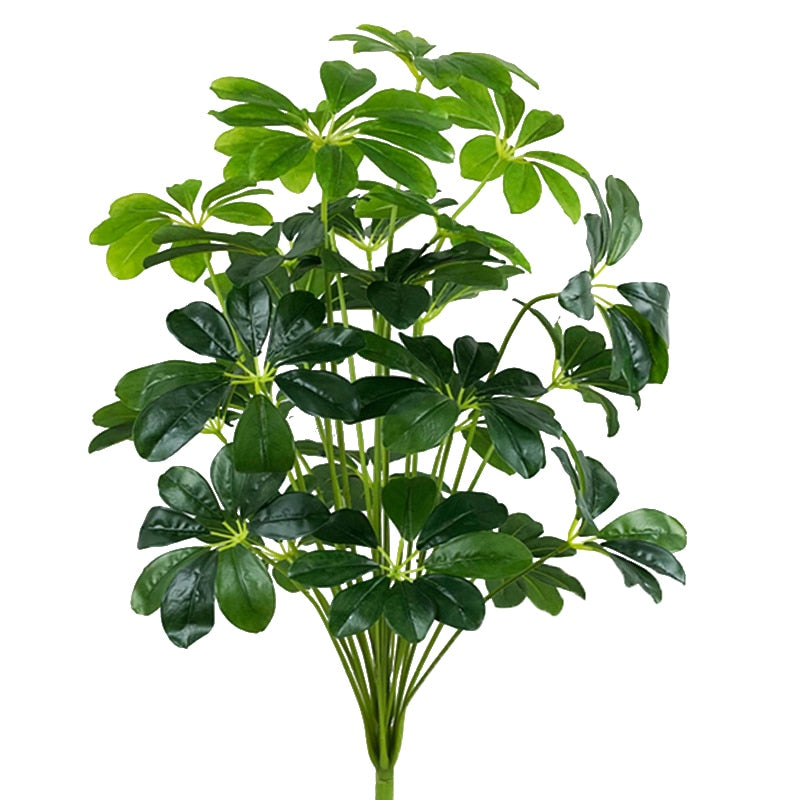 Plantas falsas de 75cm y 24 tenedores, rama de árbol Artificial grande de Monstera, hoja de tortuga falsa de palma Tropical de plástico para decoración de la habitación del jardín del hogar