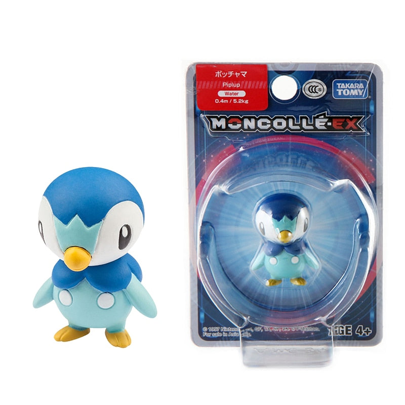 TOMY-figuras de muñecos Pokémon japoneses auténticos, colección de Pokémon Pikachu de 4-6cm, modelos de acción de Anime, juguetes para niños, regalo, caja oficial