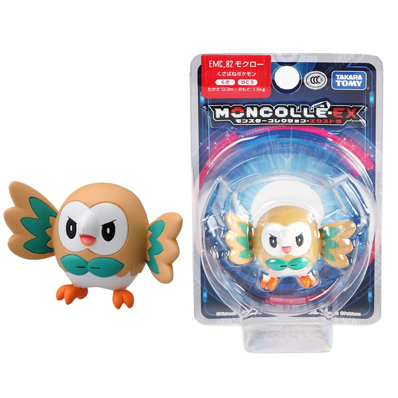 TOMY-figuras de muñecos Pokémon japoneses auténticos, colección de Pokémon Pikachu de 4-6cm, modelos de acción de Anime, juguetes para niños, regalo, caja oficial