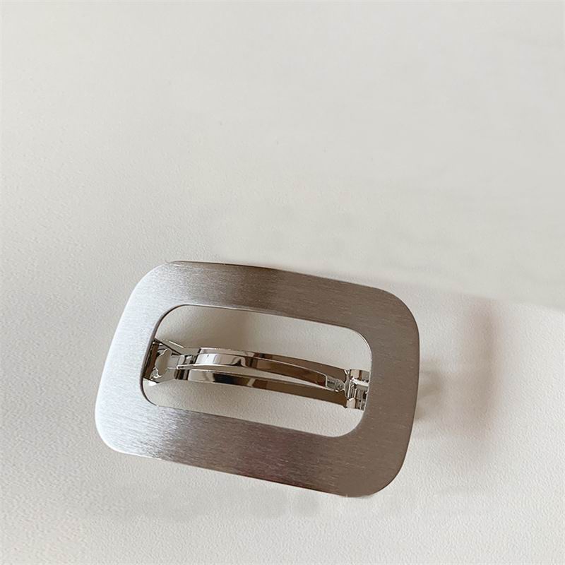 Accesorios para el cabello de gran moda Etrendy, nueva declaración, horquilla geométrica de Metal ahuecada para el cabello, joyería