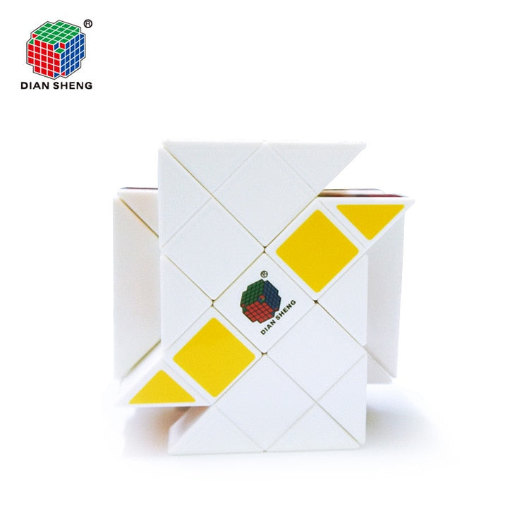 DianSheng Case Cube Long Brick Case 3x3x3 Magic Cube Ancient Double Fish Cube Speed Puzzle Cubes Educational Toy Special Toys