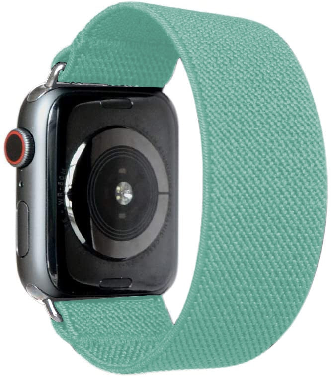 Correa Scrunchie para Apple watch 7, pulsera de 45mm, 41mm, 44mm, 40mm, 38mm y 42mm para mujer, correa iwatch series SE 6 5 4 3