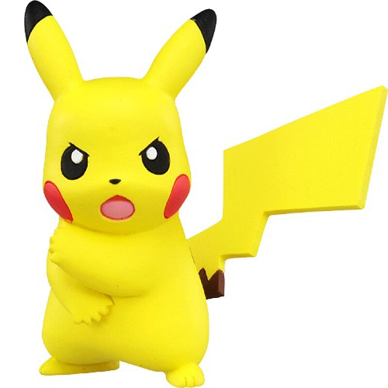 TOMY-figuras de muñecos Pokémon japoneses auténticos, colección de Pokémon Pikachu de 4-6cm, modelos de acción de Anime, juguetes para niños, regalo, caja oficial