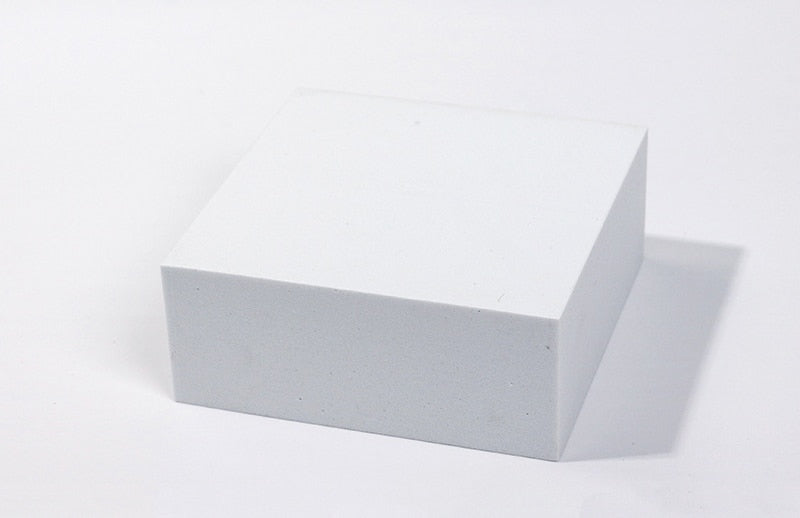 Recién llegado, cubo de fotografía INS, accesorios para fotos, cubo geométrico de espuma, accesorios de disparo para fondos de fotografía, color rosa claro y morado