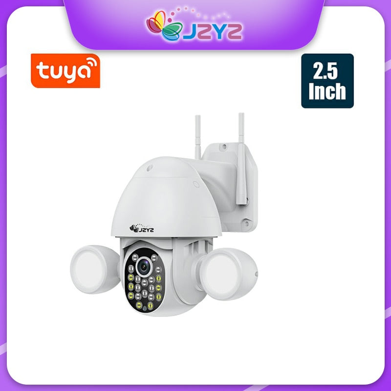 Cámaras de seguridad con reflector de 3MP, Wifi, Tuya Smartlife, Google, Alexa, AI, seguimiento automático, detección de movimiento, videovigilancia CCTV