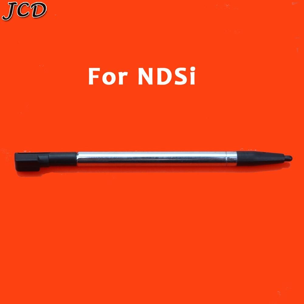 JCD lápiz telescópico de Metal, lápiz de pantalla táctil de plástico para 2DS 3DS nuevo 2DS LL XL nuevo 3DS XL para NDSL DS Lite NDSi NDS Wii